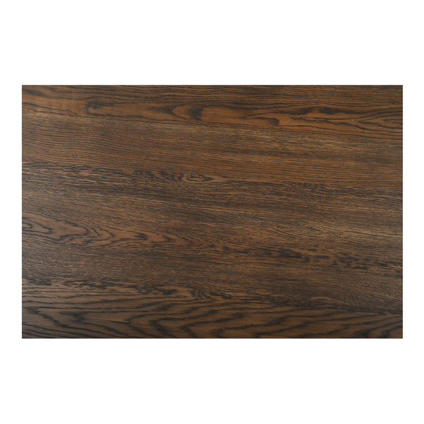 Moe's Joel Solid Oak Dining Table Dark Brown