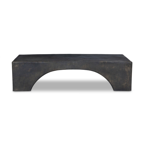 Palumbo Outdoor Coffee Table - Distressed Bronze