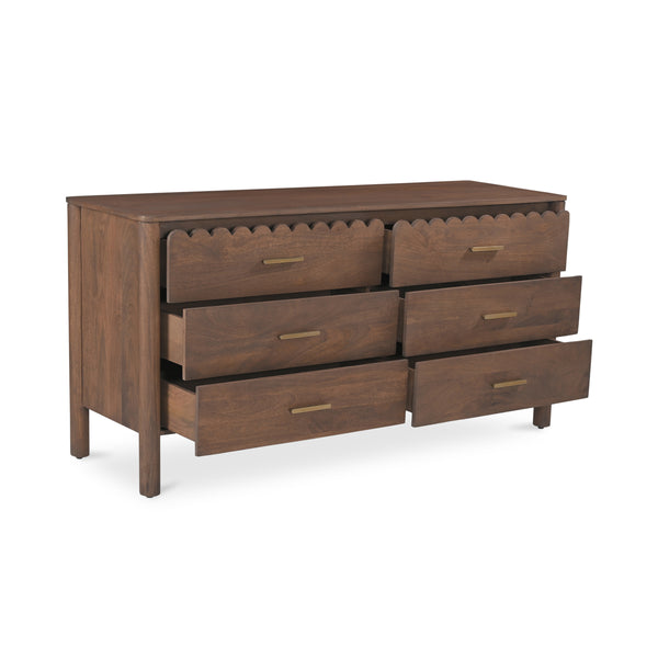 Moe's Wiley Dresser in Vintage Brown
