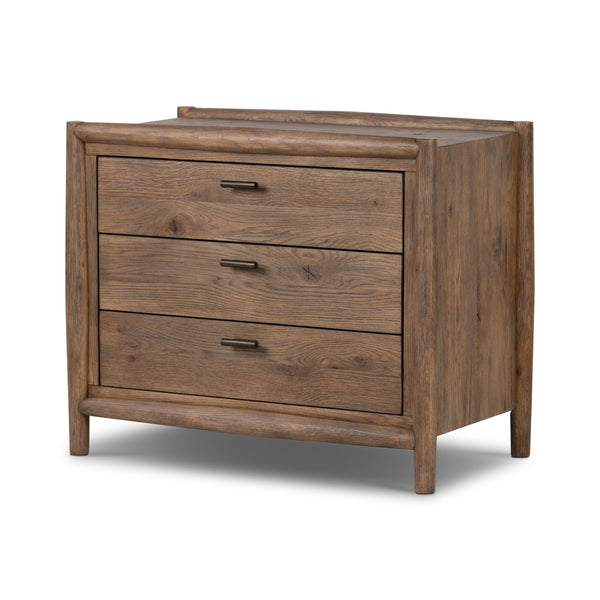 Glenview Nightstand In Weathered Oak
