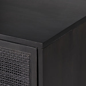 Carmel Small Cabinet - Black Wash