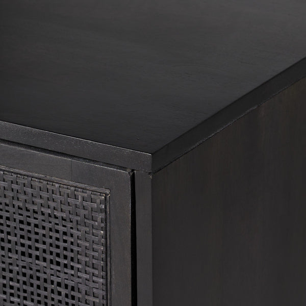 Carmel Small Cabinet - Black Wash