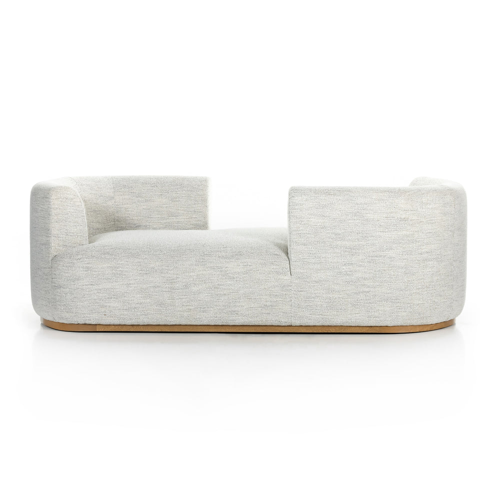 Deandra Tete A Tete Chaise In Merino Cotton
