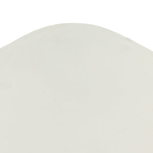 Basil Outdoor Square Drink Table In Mat Wht