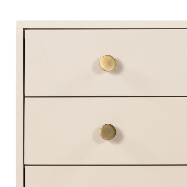 Van Rectangular Nightstand In Alabaster