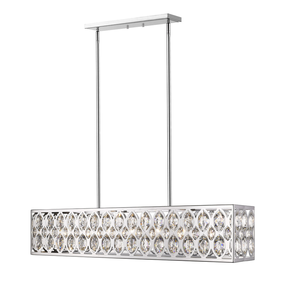 Dealey 7 Light Chandelier in Chrome Finish