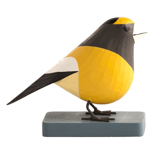Evening Grosbeaks, Wood Bird