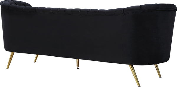 Josefina Sofa In Black Velvet