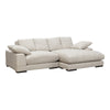Moe's Plunge Sectional with Flip Chaise in Brown