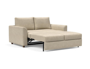 NEAH SOFA BED W/CURVED ARM RESTS, 55"X77"