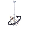 Cosmic CL15114 Chandelier in Dark Bronze, Chrome, Satin Brass