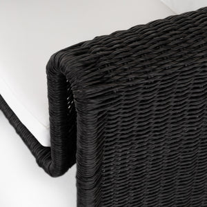 Tucson Woven Outdoor Chair In Coal