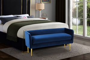 Tim Bench In Navy Velvet