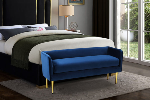 Tim Bench In Navy Velvet