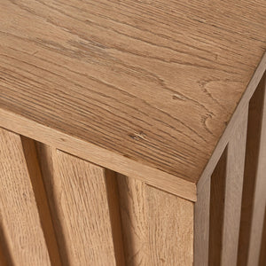 Ramos Media Console in Bleached Oak'