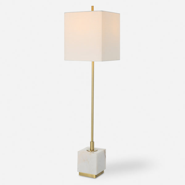 Escort Brass Buffet Lamp