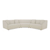Fraser 3 Piece Off White Modular Sectional