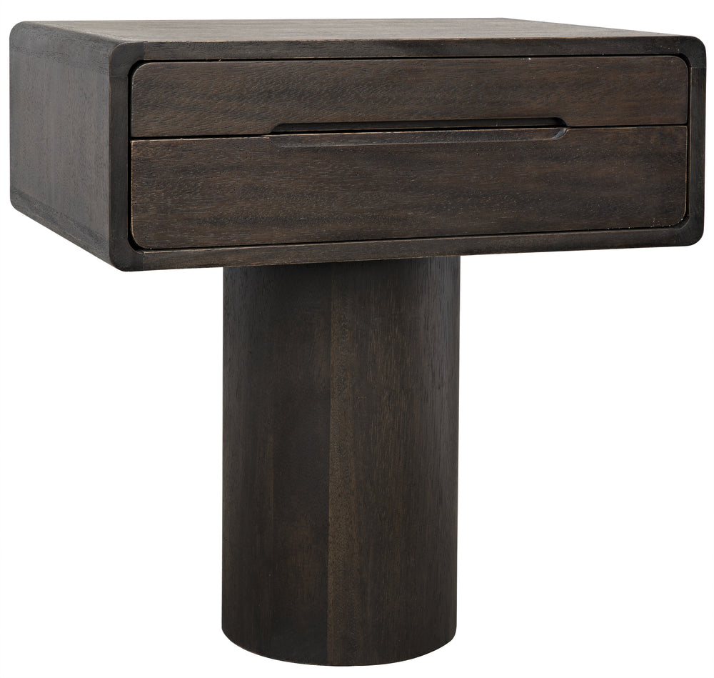 Langford Side Table, Ebony Walnut