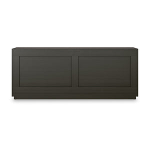Abaso 6-Drawer Dresser In Ebony Rustic Wormwood Oak