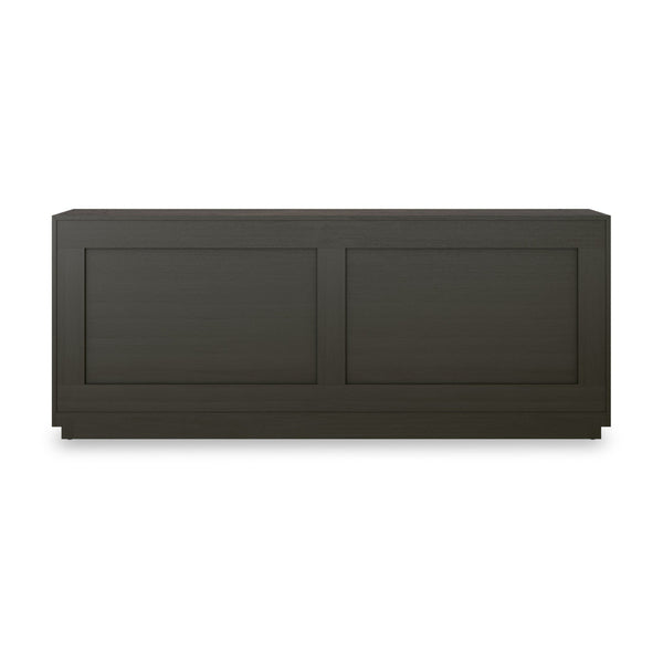 Abaso 6-Drawer Dresser In Ebony Rustic Wormwood Oak