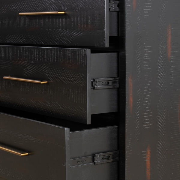 Suki 9 Drawer Dresser in Burnished Black
