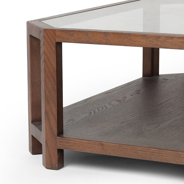 Jenzen Coffee Table - Tempered Glass