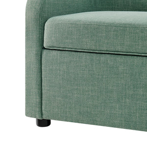 Wendy KD Fabric Storage Bench, Meridian Sea Green