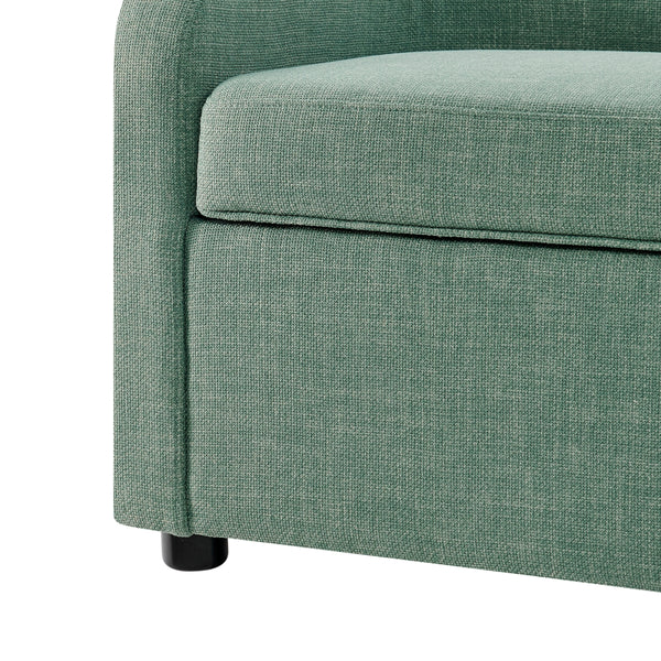 Wendy KD Fabric Storage Bench, Meridian Sea Green