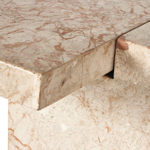 Romano Console Table - Desert Taupe Marble