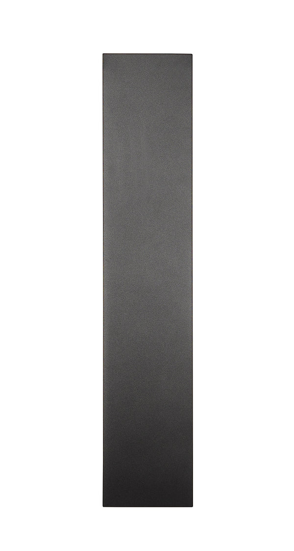 Landrum 1 Light Outdoor Wall Sconce in Black Finish