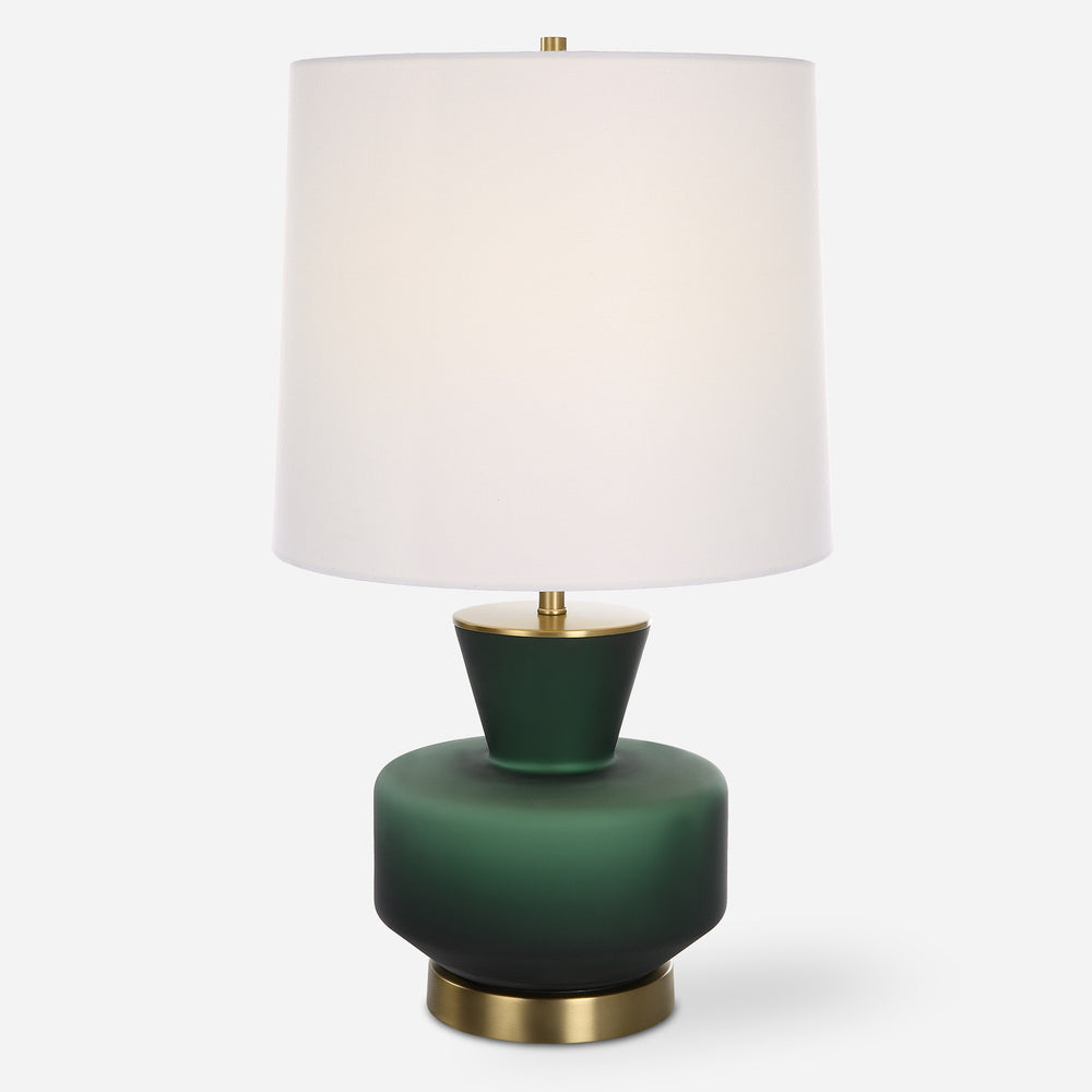 Trentino Dark Emerald Green Table Lamp