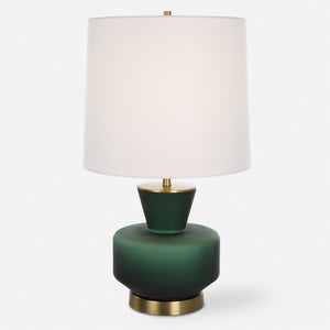 Trentino Dark Emerald Green Table Lamp