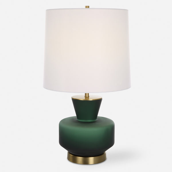 Trentino Dark Emerald Green Table Lamp