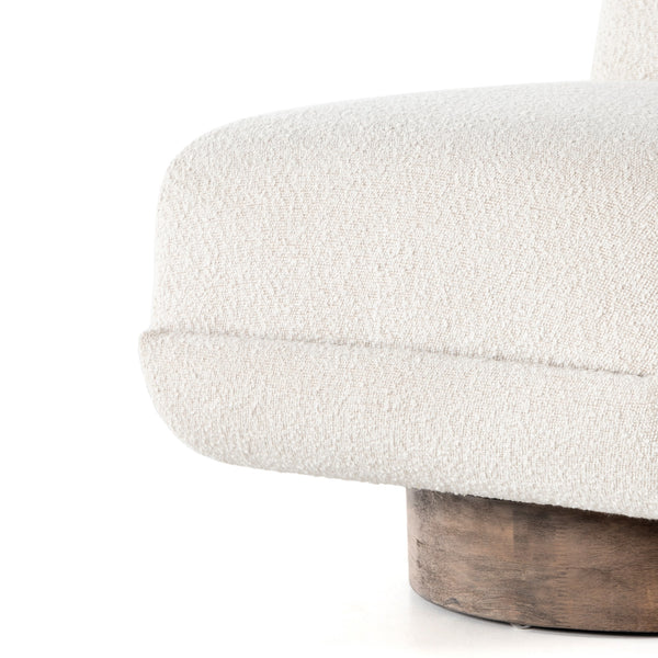 Bronwyn Swivel Chair In Knoll Natural