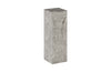 Origins Pedestal, Mitered Chamcha Wood, Grey Stone, Large