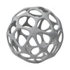 Spiro 7L x 7W Off-White Hollow Decorative Orb
