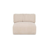 Moe's Matina Slipper Chair in Oatmeal