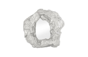 Rock Pond Mirror A, Silver Leaf