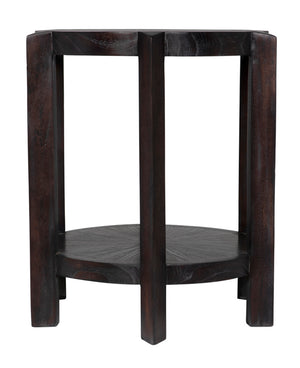 Yuhuda Small Side Table, Sombre Finish