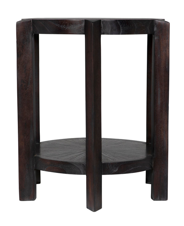 Yuhuda Small Side Table, Sombre Finish