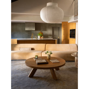 Naomi 2 Piece Concave Modular Sectional in Golden Yellow