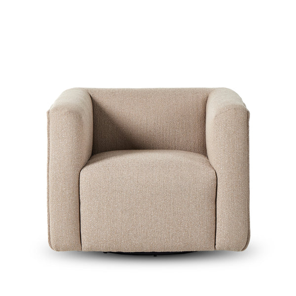 Wellborn Swivel Chair In Kerbey Camel