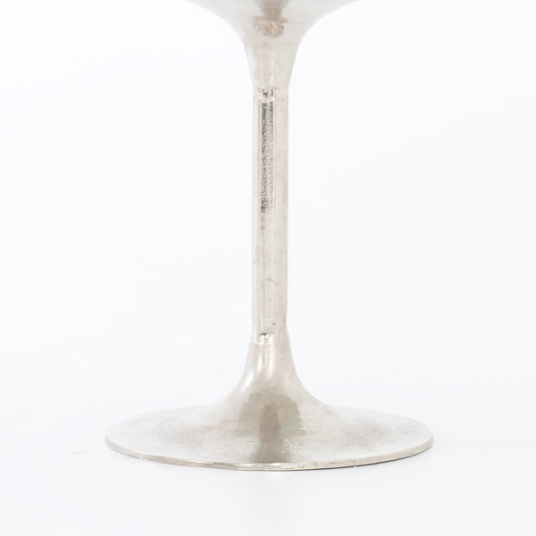 SIMONE BISTRO TABLE-RAW ANTIQUE NICKEL
