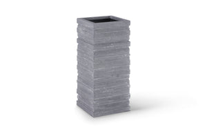 June Square Planter, Gray, Large