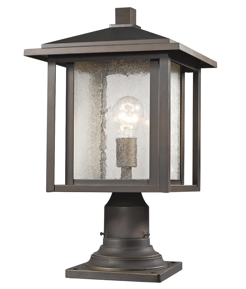 Aspen 1 Light Outdoor in Oil Rubbed Bronze Finish