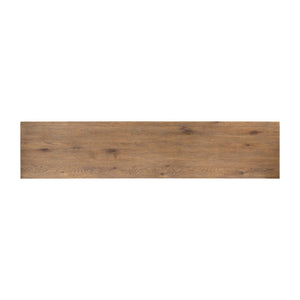 Chalmers Media Console In Weathered Oak Veneer