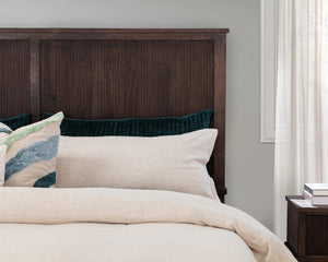 Westlake Queen Bed in Kona Brown - Solid Mango Wood