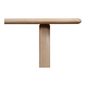 Moe's Malibu Dining Table in White Oak