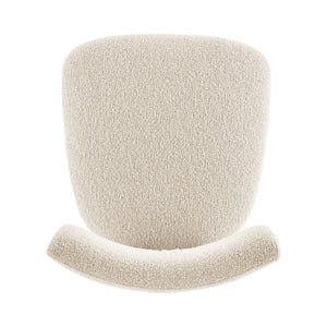 Hailey Boucle Dining Side Chair, Palladian Beige