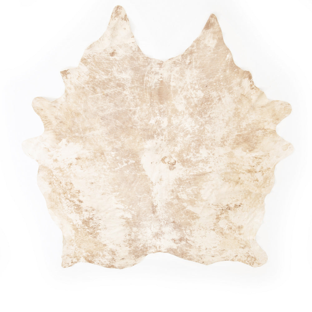 Modern Cowhide Rug-Natural Brown